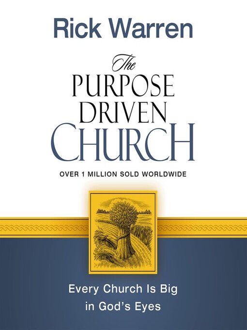 Cover image for The Purpose Driven Church
